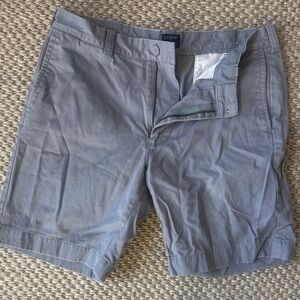 J. Crew Men’s Light Slate Gray Flat Front Chino Shorts